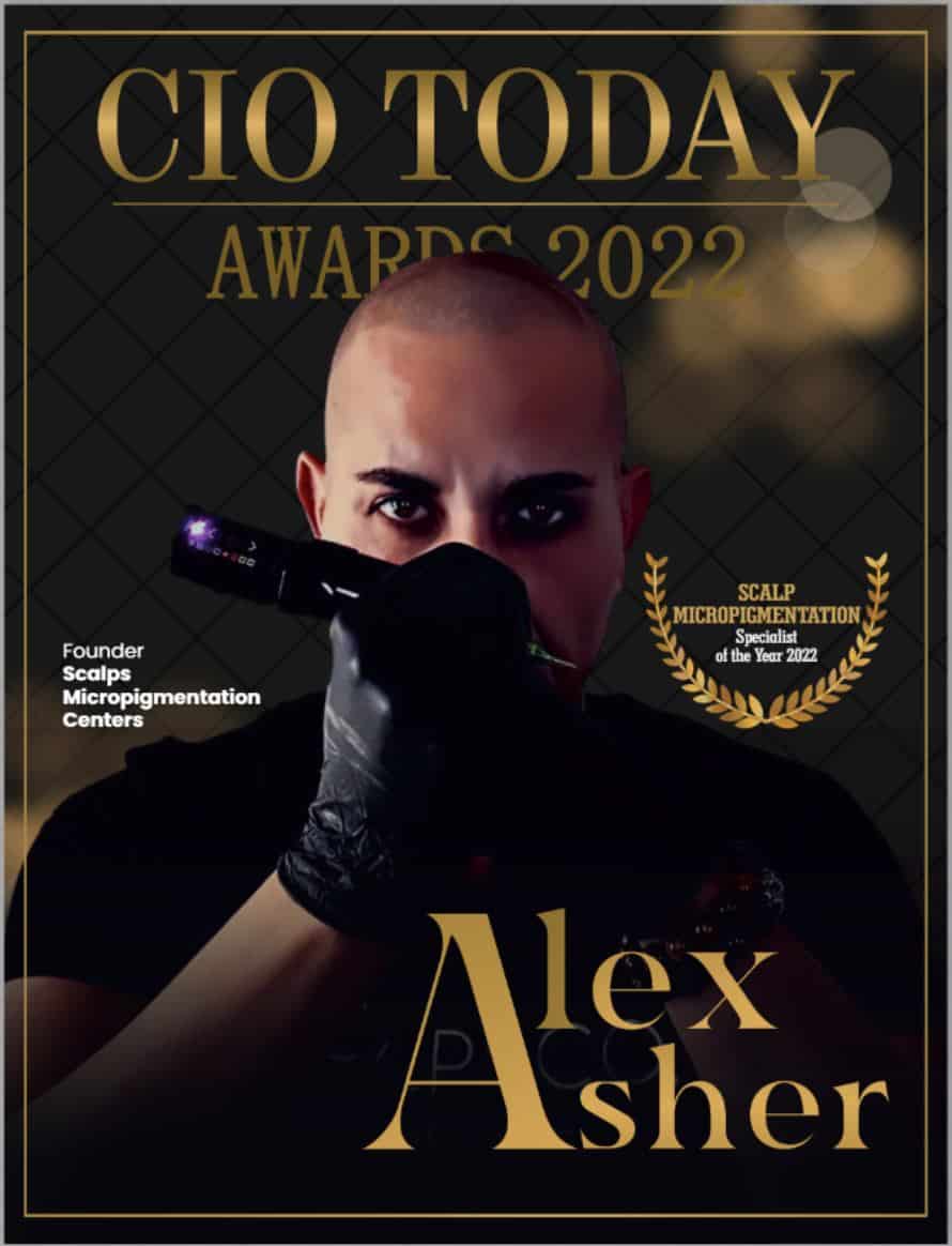 Alex Asher Scalp Micropigmentation Award for SMP specialist of the year 2022