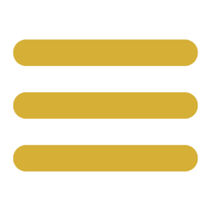 Gold hamburger mobile menu