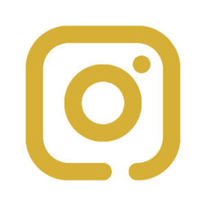 Instagram Icon gold color