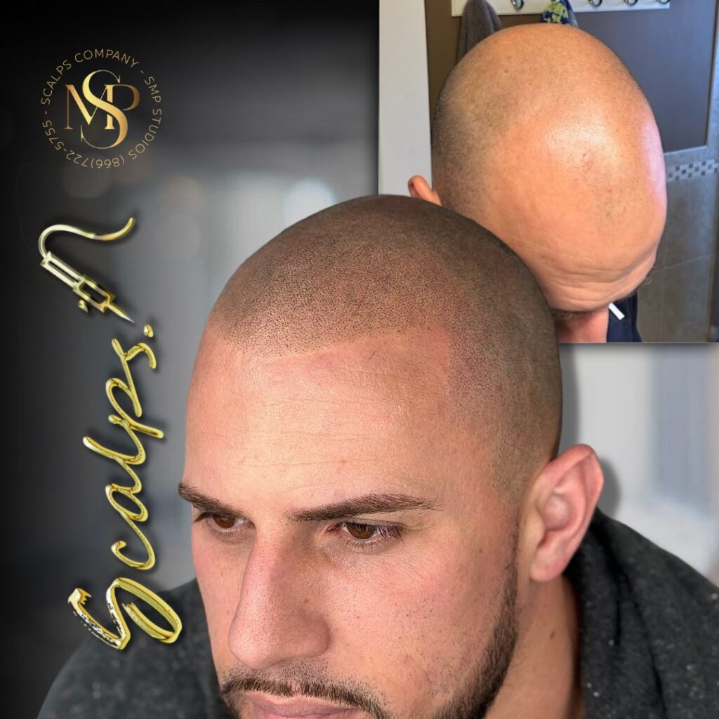 Semi-natural result for young man with norwood 7 from SCALPS USA