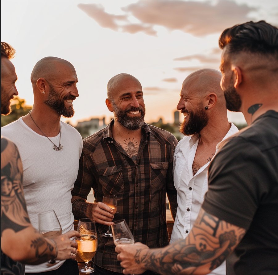 bald-men-group-outdoors