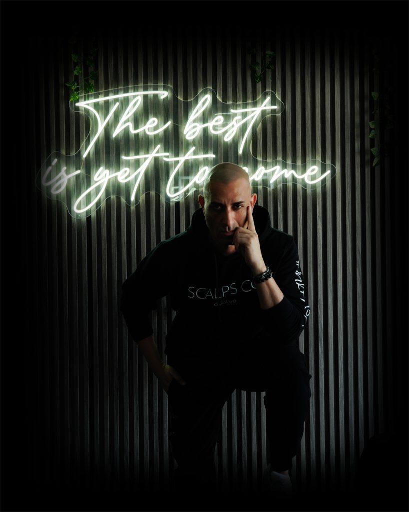 Scalp Micropigmentation & Hair Tattoo Studios | Scalps USA 12 Alex Asher, founder of SCALPS, in the studio