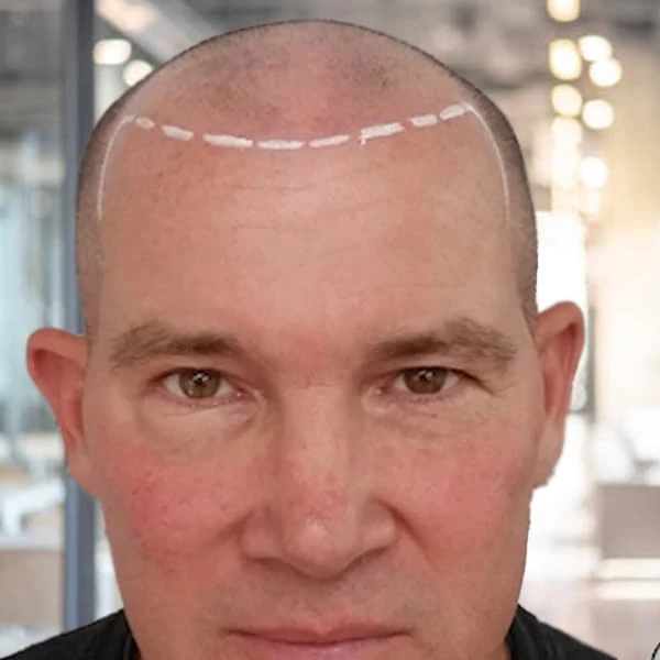 <strong>How Scalp Micropigmetation Can Help Female Hair Loss Problems</strong> 2 Before