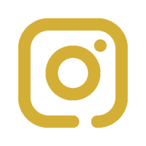 Instagram Icon gold color